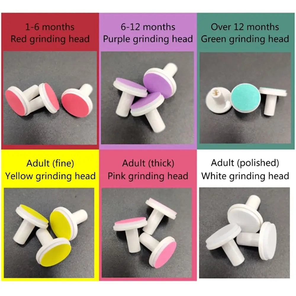 6pcs Replacement Nail File Pads for Electric Baby Nail Trimmer